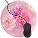 Produktbild Mauspad  Rosen-Blume Schöne Romance Blüte, Runde Gaming Mauspad Matte Reibungslos Weich Rutschfester Gummi Basis für PC Laptop 1U1618