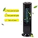 Produktbild YFQH USB Mini Turm Fan/Dritten Gang Blattlosen Fan Kreative Mini Fan Kreative Aromatherapie Klimaanlage Turm Fan Tragbaren Desktop USB Fan (Schwarz)