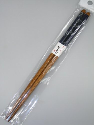 1 Pair Chopstick 'Sakura', Blue/Brown [#93]