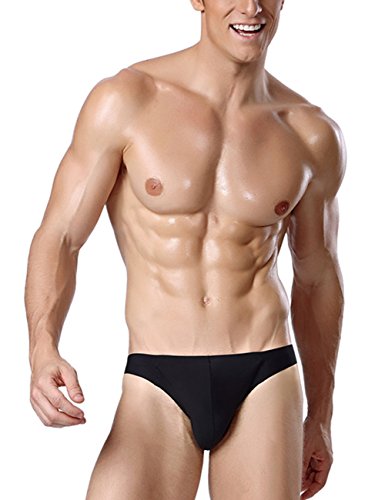 Preisvergleich Produktbild LanLan Männer keine Spur Briefs weichen atmungsaktive seidige Unterwäsche Fancy Pants