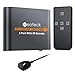 Price comparison product image Neoteck SPDIF Toslink Switcher 3 Ports 3x1 Toslink Digital Optical Audio Switcher with IR Remote Control Supported Dolby-AC3 DTS LPCM2.0 for PS3 PS4 XBOX Blu-Ray Player PC to AV Amplifier Speaker