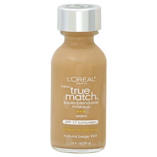 L'Oreal Paris True Match Super-Blendable Liquid Makeup, Natural Beige (2-Pack)