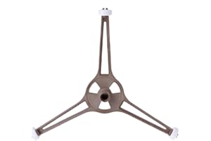 Casiler Support Support Plaque À Micro-Ondes À Micro-Ondes Support Support avec Un Rouleau À Bras Triple Bras Support Guide Bague en Verre