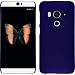 Produktbild PhoneNatic Case für HTC Butterfly 3 Hülle blau gummiert Hard-case Case