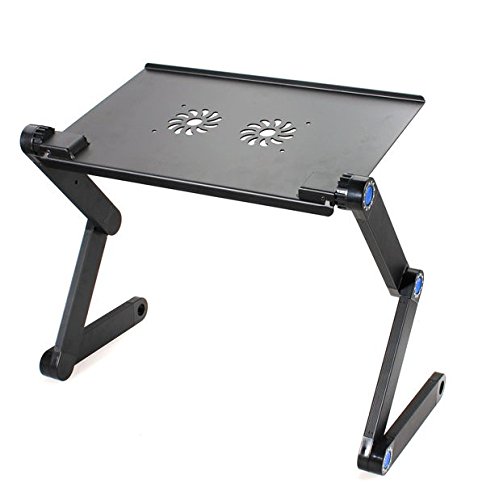 hensych® 360 ° Tragbarer, faltbarer Tisch Stand Schreibtisch Bett Sofa Tablett für MacBook Air Pro Acer Asus Dell Fujitsu Lenovo HP Samsung Sony Toshiba Laptop Notebook Ultrabook - 4