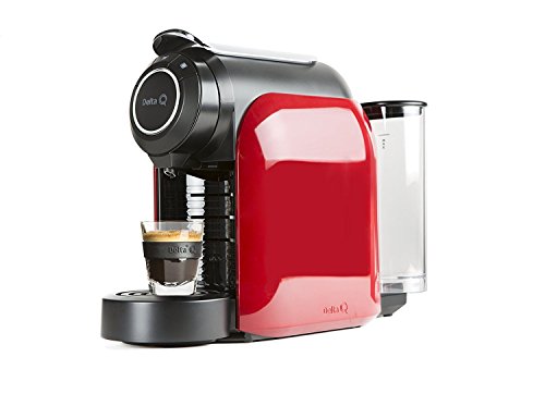 détail PACK CAFETERA QOOL EVOLUTION Roja + 150 CÁPSULAS DELTA Q