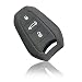 Produktbild LFOTPP Silikon Schlüssel Hülle für 3008 5008 GT 3-Tasten Autoschlüssel Schlüsselanhänger Key Cover Case Schwarz