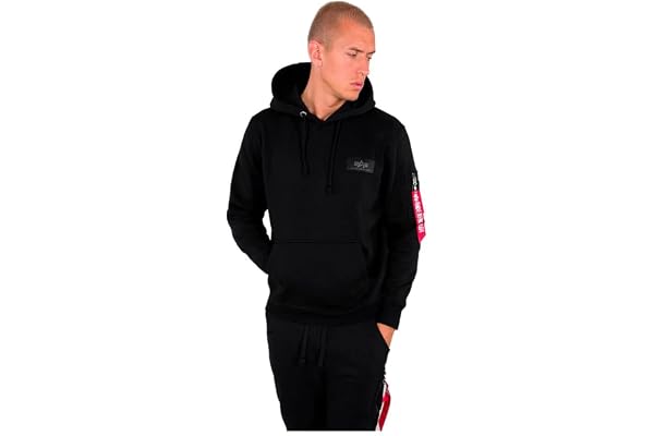 Alpha Industries herr Back Print Neon Print Tröja