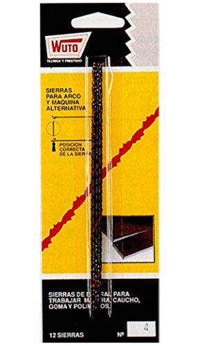 WUTO - Sierra Marq.Espiral Blister N5 Wuto 13 Cm