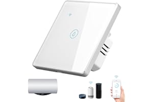 NASTOPEE Smart Immersion Heater Timer, 40A 8000W WiFi Smart Switch With Timer, Touch Boiler Switch Works With Amazon Alexa & Google Assistant