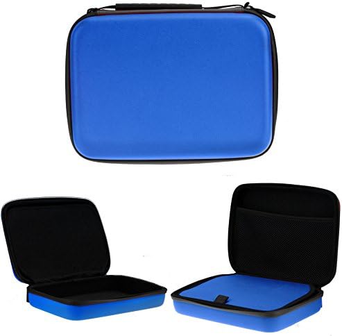 Navitech Blue Heavy Duty Rugged Hard Case/Cover Compatible With The AEE MOKACAM 4K Sports and Action Camera