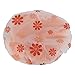 niceeshop(TM) Microfiber Double Layers Elastic Reusable Waterproof Bath Cap Shower Cap,Random Color