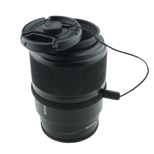 CamKix  4 caches d objectif clipsables avec clip de fermeture pour Nikon  Canon  Sony  et autres appareils photos  DSLR - un chiffon de nettoyage en microfibre inclus  52mm 