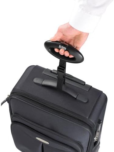 No More Excess! 'Funky' Advanced Digital Luggage Scale, Black - The world's most ergonomic luggage scale.