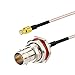 Price comparison product image Eightwood Wlan MCX Male to BNC Female Pigtail Cable RG316 6inch 15cm 2pcs for PC Lan Wireless Wifi Antenna CCTV Camera Monitor Audio Radio TV Hand Held