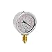 Price comparison product image Mei 6053140800 Pressure Gauge with Glycerine, Vertical Brass 63 mm