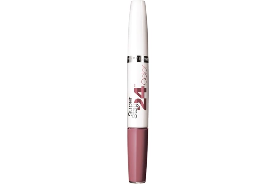 Maybelline Lipstick, SuperStay 24H Liquid Lipstick – Dual-Ended Long-Lasting Color & Moisturizing Lip Balm – Non-Drying, Transfer-Proof, Upto 24Hour, Dual Ended, Shade: 310 Forever Heather