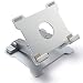 Produktbild shuang Einstellbarer faltbarer Laptop-Standplatz, schwarzer Aluminiumlegierungs-Schreibtisch-Tabellen-beweglicher mehrfacher Winkel-Standplatz-Standplatz-Standplatz 3326 ( Farbe : Silber , größe : 16.8*14CM )