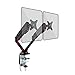 Produktbild Fleximounts F6AD Gasdruck 10"-27" Tischhalterung Monitorhalter Monitorhalterung Standfuß mit 2 Armen für 2 Monitore LCD LED TV Bildschirme Flachbildschirm, Belastbarkeit:1,5-5 kg