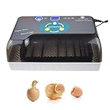 Große Kapazität: Die digitalen Inkubatoren ist einfach zu reinigen und einfach zu bedienen mit Anweisungen enthalten.