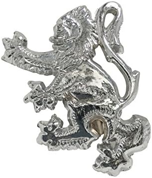 Scottish Kilt Pins Chrome Finished In Various Designs (LION RAMPANT)