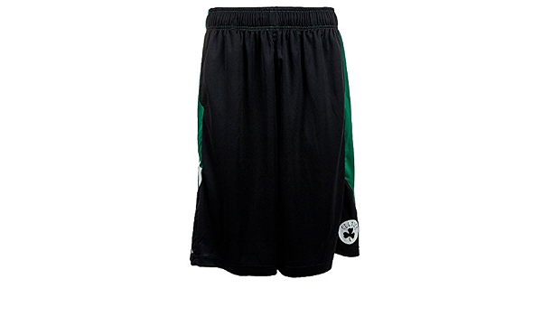 adidas - Pantaloncini da Basket, NBA Boston Celtics, Tessuto ClimaLite,  Colore: Verde e Nero, Verde (Verde/Nero), M : Moda