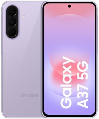Samsung Galaxy A37 5G, 128GB, 3 anni di Garanzia, Smartphone sottile, Cerchia e Cerca, Gomma Oggetto, Suggerimento di modifica, Tripla Camera, IP68, 5.000 mAh, Awesome Lavender [Versione Italiana]