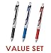 Price comparison product image Pentel Energel Deluxe RTX Retractable Liquid Gel Pen,Ultra Micro Point 0.3mm, Fine Line, Needle Tip, Black,Blue,Red Ink Each 1 Pen Total 3 Pens-Value Set of 3 (With Our Shop Original Product Description) by Pentel