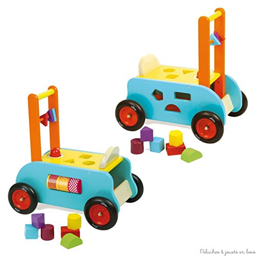 Vilac - 1006S - Chariot de Marche 3 en 1 - Chariot de Marche - Porteur/Table de Jeu Multi-activité – Image 3