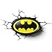 Price comparison product image 3DLIGHTFX Dc Batman Emblem 3d Wall Light