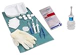 Men's Bladder Catheter Set with Lubricant + Octenilin - Sterile - Complete Set of 3