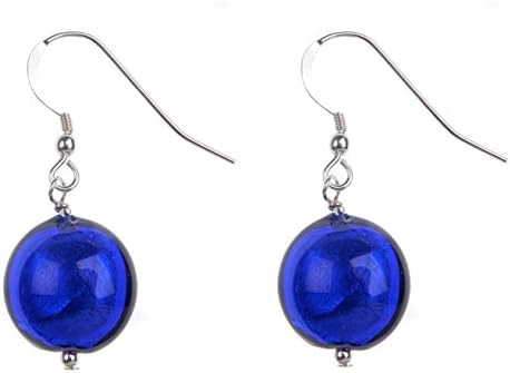 Amanti Venezia Cobalt Round Drop Earrings