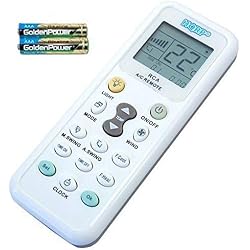 HQRP Télécommande de Climatiseur Mural pour PANASONIC DIY Daewoo LG Sharp Samsung ELECTROLUX SANYO AMCOR et Autres Climatiseurs Murals