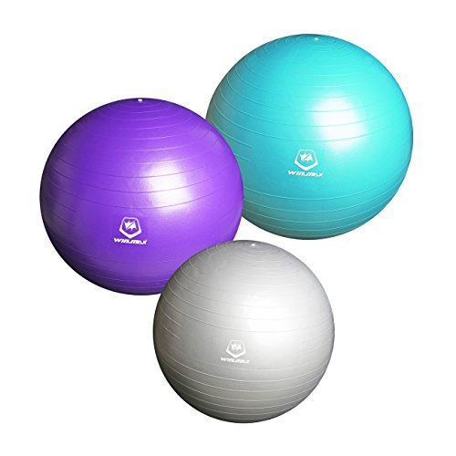 Gymnastikball 75 cm PVC Fitness pregancy gebären Anti-Burst Gymnastikbälle mit Fuß Pumpe