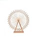 Produktbild Whygey Ornament, Schmiedeeisen Lampe Ferris Wheel Kreative Handwerk Über 2,5 kg Für Wohnzimmer Studie Schlafzimmer Weinschrank (Farbe : Rose Gold, größe : Small)
