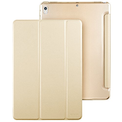 iPad Pro 10.5 Hülle, ESR® Yippee Series Auto aufwachen/Schlaf Funktion Ledertasche mit durchschaubar Rückseite Abdeckung Leichtgewicht Anti-Kratzer Schutzhülle für iPad Pro 10.5 (Gold) - 3
