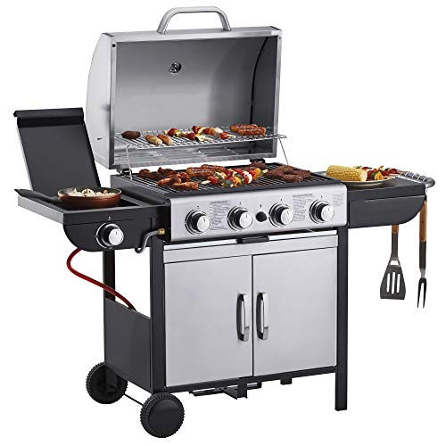 Blazebox Gas Bbq Grill 4 1 Side Burner Stainless Steel