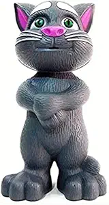 BELLELLA Talking Tom Toy for Kids Speaking Robot Cat Repeats What You Say Best Birthday Gift for Boy and Girl [ Multi Colour ]