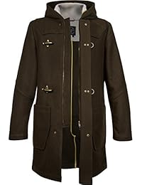 Musterbrand Core Abrigo Hombre Wanderer Two long, hooded Jacket Marrón