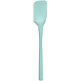Tovolo 1000138 Flex-Core Heat-Resistant & BPA-Free Head, Cast Iron & Non-Stick Cookware, Dishwasher-Safe, Silicone Spatula, Aqua