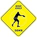 Produktbild Disc Golf Zone Vintage Blechschilder Retro Metall Poster Dekoration Aluminium Schild Zum Bar Garage Zuhause Hochzeit Geburtstag Geschenk 20×20cm 8×8inch