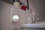 Brennenstuhl LED-Orientierungslicht rund / Nachtlicht mit Dämmungssensor für die Steckdose (extrem energiesparend, mit 2 LEDs) Farbe: weiß - 4