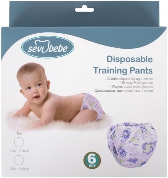 Sevi Bebe Kullan At Alıştırma Külotu 2 No: 15-20 Kg Karışık