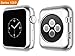 Produktbild Wengerui Kompatibel Mit Für Apple Watch Hülle 38mm,Weiche Ultradünne TPU Schutzhülle Rundherum Schutz Schlankes Case für iWatch Apple Watch Series 3 Series 2 Series 1 (38mm,Silber)