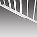 PawHut Pet Safety Gate Dog Cat Fence Child Baby Kids Protection Barrier Steel Adjustable (75H x 63-110W (cm))