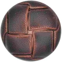 LzyxzQ 7Pcs Vintage Genuine Leather Button Shank Hand Made Sewing Buttons For Leather Jacket Coat Brown (20mm & 25mm