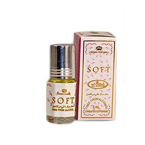 Prime Genuine Attar Oil Perfume Fragrance Roll On Alcohol Free Halal 3ML Top Quality (3 ML, Soft)