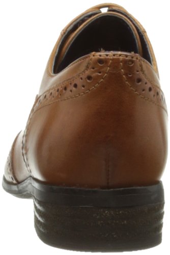 Clarks Hamble Oak - Zapatos de Cordones de cuero Mujer, Dark Tan Leather, 37.5