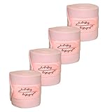 fleece nierendecke pferd Qualitätsprodukt Eskadron PONY Fleece Bandagen 4 Stück, rosa, 2.8 m x 9 cm