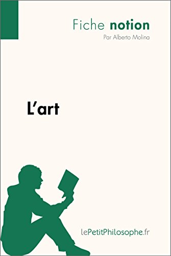 Couverture du livre de L'art (Fiche notion): LePetitPhilosophe.fr - Comprendre la philosophie (Notion philosophique t. 17)